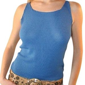 MADE IN ITALY GIUPA'S Cobalt knit top